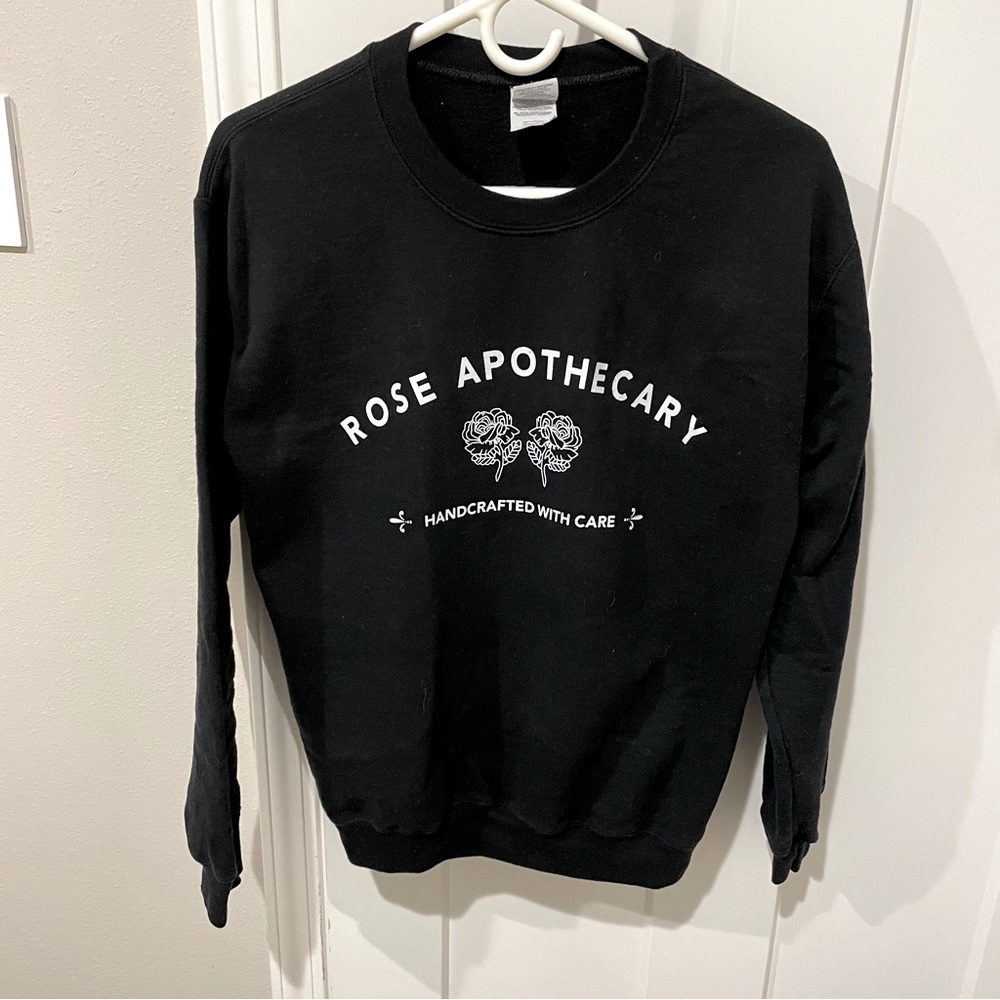 Schitts Creek Rose Apothecary Crew Neck Sweatshirt size S
